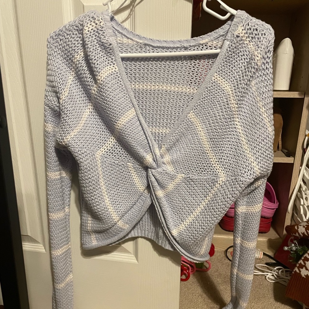 hollister reversible sweater